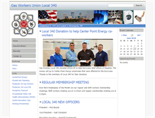Tablet Screenshot of gasworkerslocal340.com